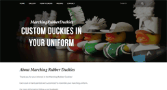 Desktop Screenshot of marchingrubberduckies.com