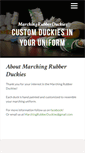 Mobile Screenshot of marchingrubberduckies.com